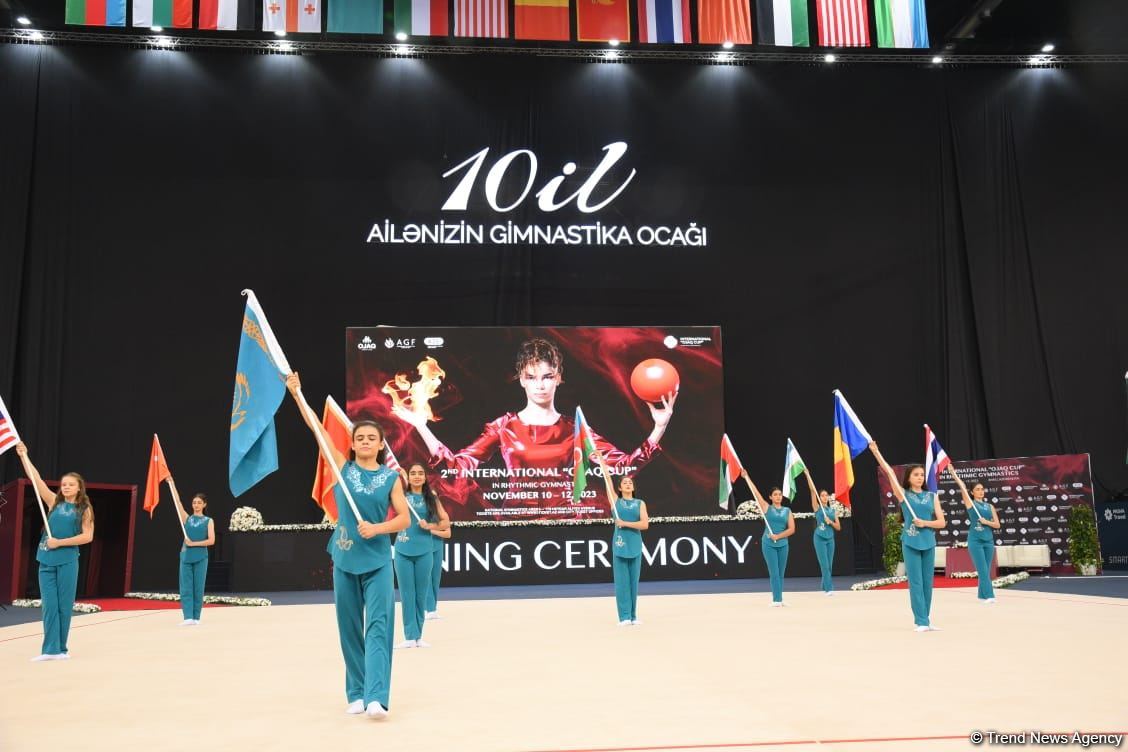 Baku hosts grand opening of second Ojag International Cup in Rhythmic Gymnastics (PHOTO)
