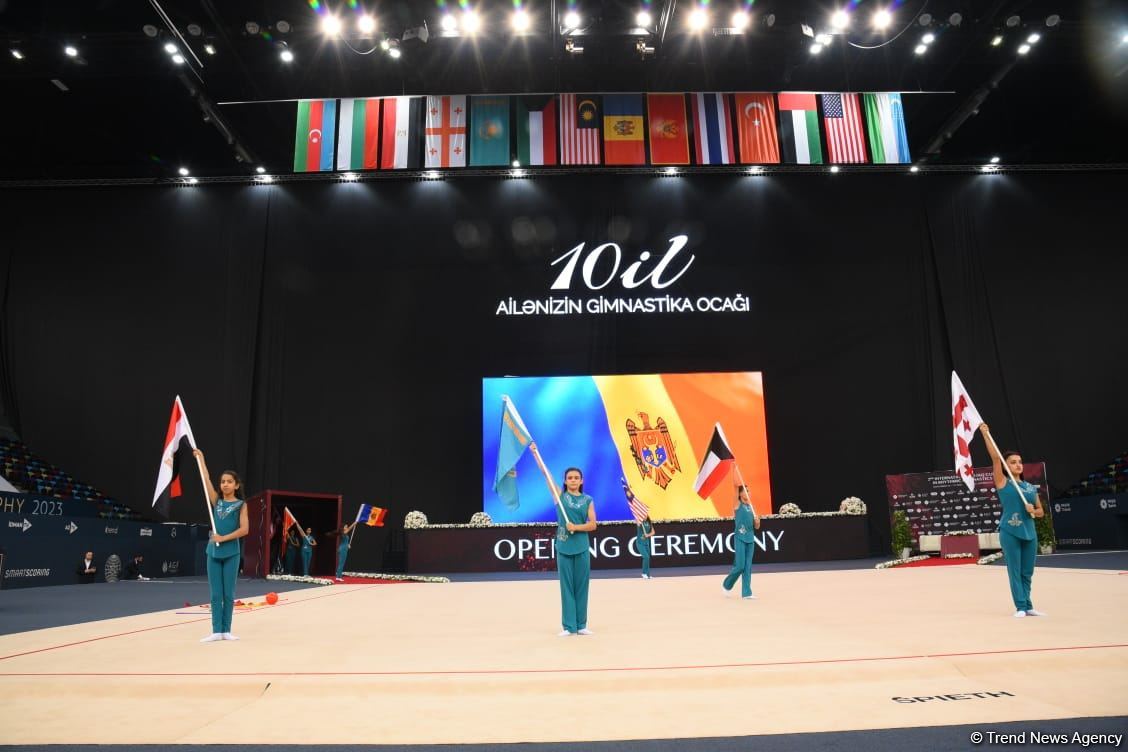 Baku hosts grand opening of second Ojag International Cup in Rhythmic Gymnastics (PHOTO)
