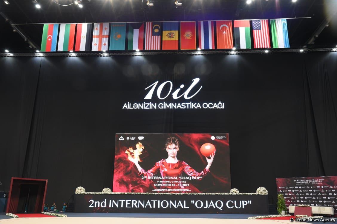 Baku hosts grand opening of second Ojag International Cup in Rhythmic Gymnastics (PHOTO)