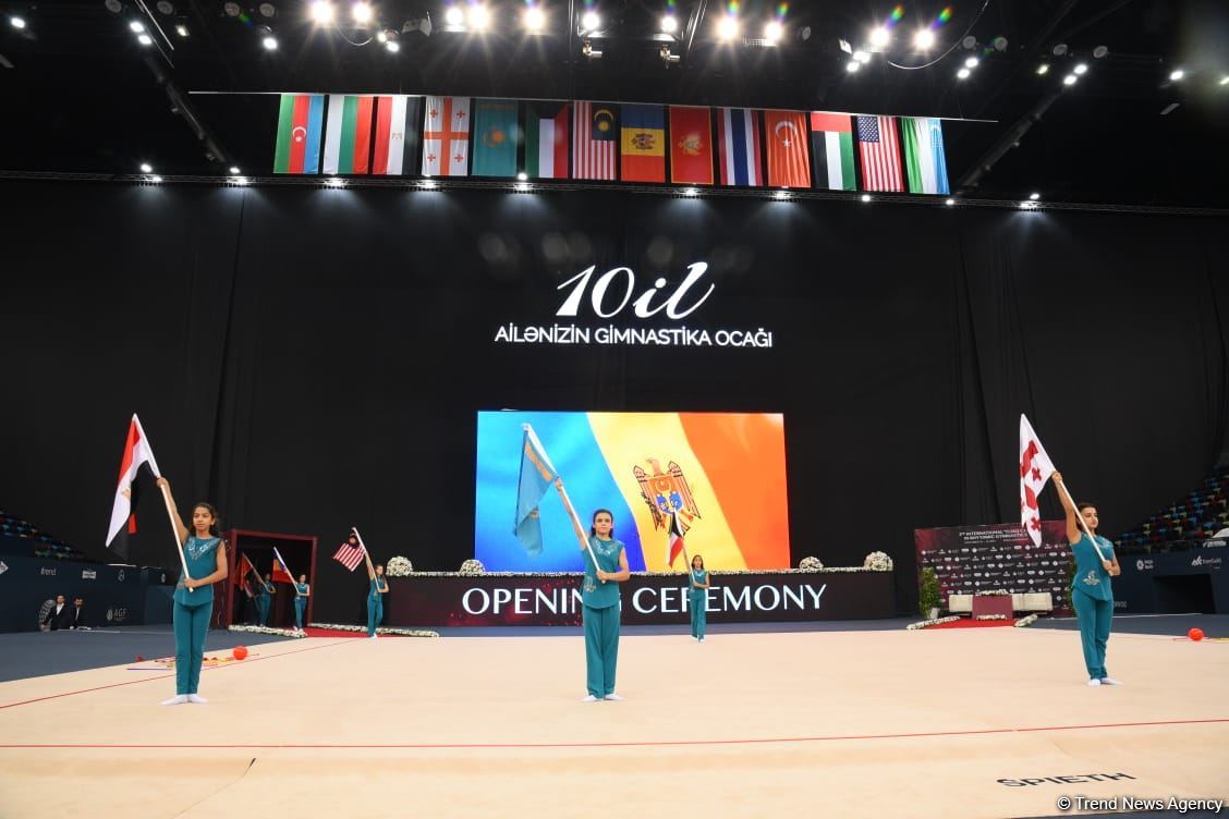 Baku hosts grand opening of second Ojag International Cup in Rhythmic Gymnastics (PHOTO)