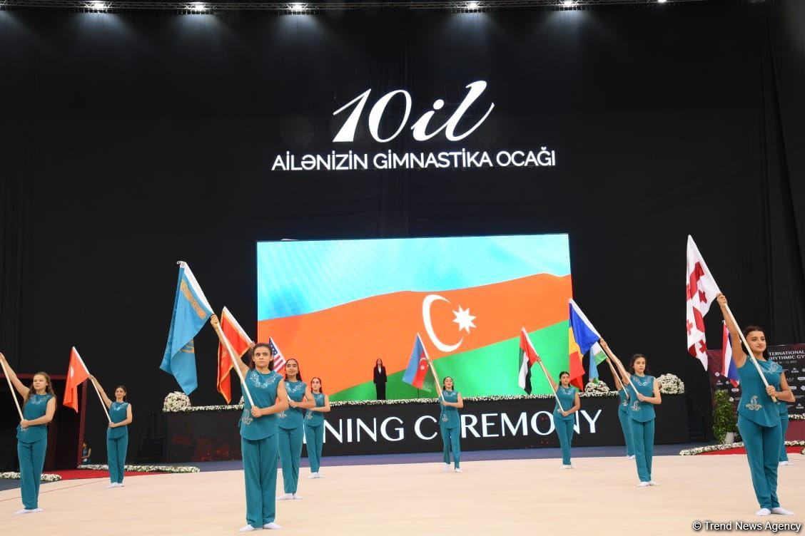 Baku hosts grand opening of second Ojag International Cup in Rhythmic Gymnastics (PHOTO)
