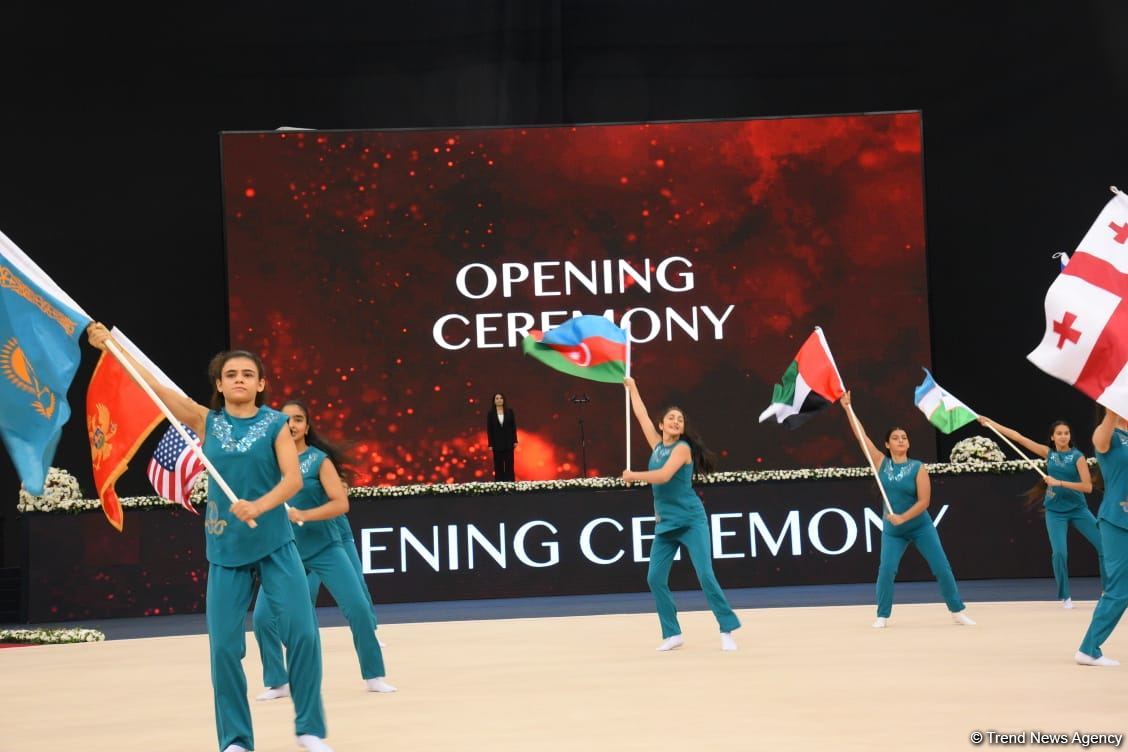 Baku hosts grand opening of second Ojag International Cup in Rhythmic Gymnastics (PHOTO)