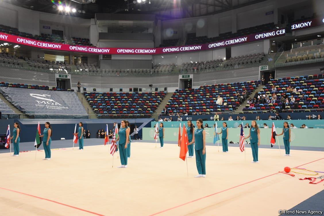 Baku hosts grand opening of second Ojag International Cup in Rhythmic Gymnastics (PHOTO)