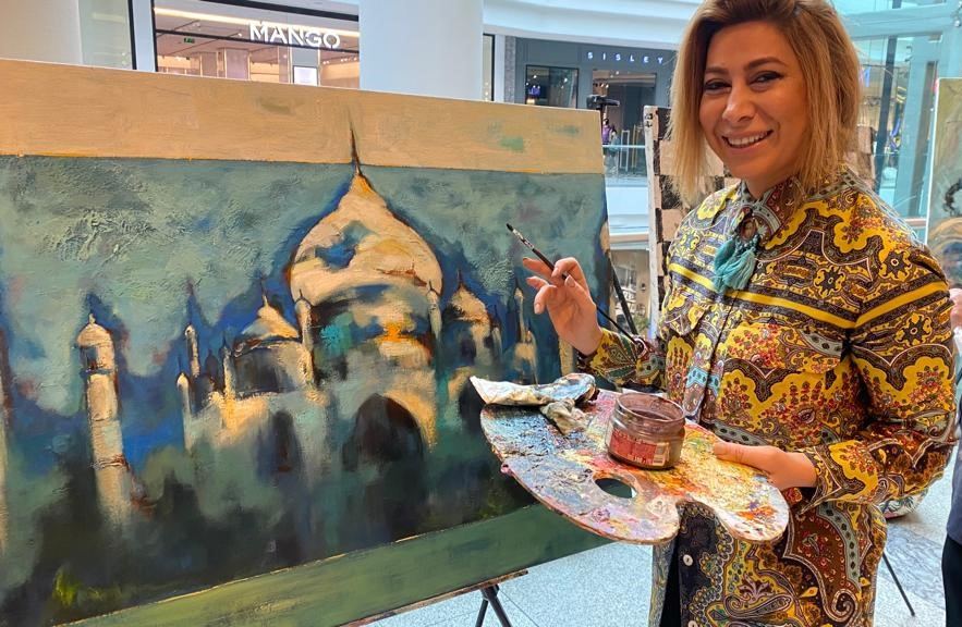 От танцев до знаменитого Тадж-Махала: Индия глазами азербайджанских художников (ФОТО)