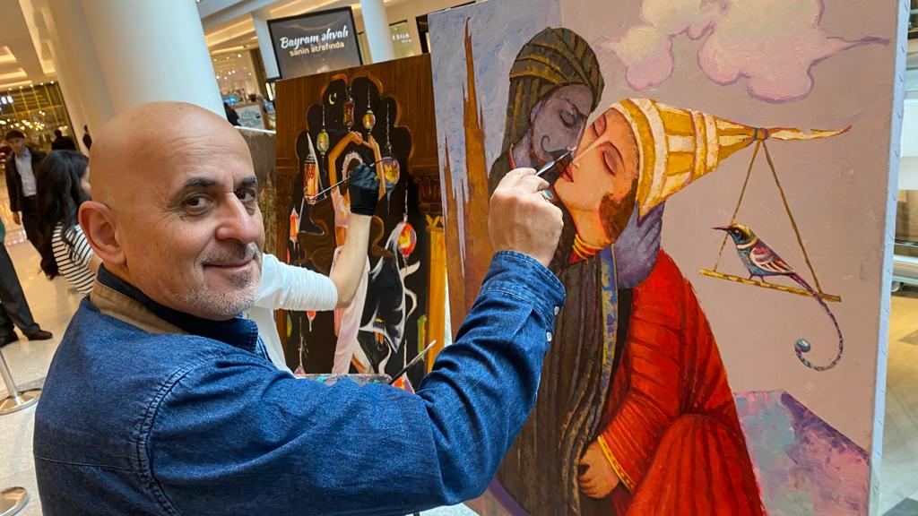 От танцев до знаменитого Тадж-Махала: Индия глазами азербайджанских художников (ФОТО)