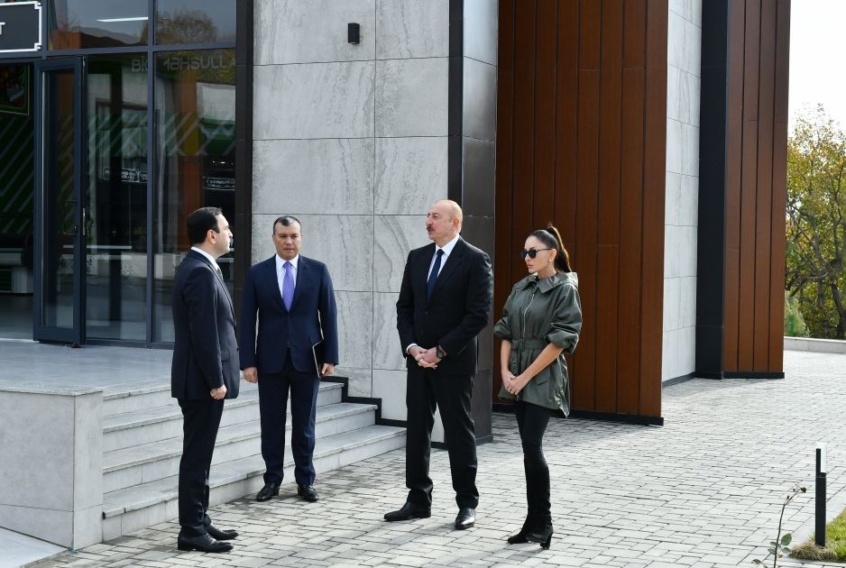 Президент Ильхам Алиев и Первая леди Мехрибан Алиева приняли участие в открытии филиала DOST EVİ Центра инклюзивного развития и творчества DOST в Исмайыллы (ФОТО)