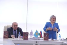 В Баку состоялась презентация книги Насихи Кенжиной "Ербол - шехид Карабаха" о герое из Казахстана  (ФОТО)