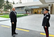 Президент Ильхам Алиев принял участие в открытии новых административных зданий Службы государственной безопасности (ФОТО)