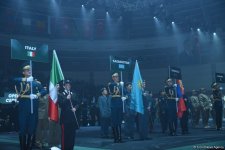 В Баку состоялось открытие 36-го чемпионата мира по борьбе среди военнослужащих (ФОТО)