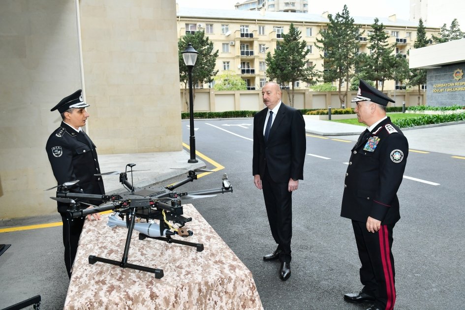 Президент Ильхам Алиев принял участие в открытии новых административных зданий Службы государственной безопасности (ФОТО)
