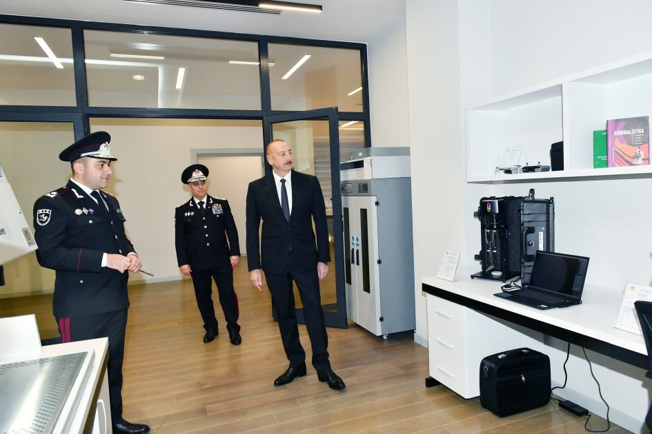 Президент Ильхам Алиев принял участие в открытии новых административных зданий Службы государственной безопасности (ФОТО)