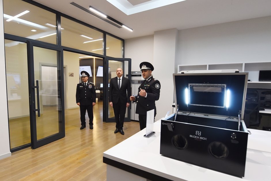 Президент Ильхам Алиев принял участие в открытии новых административных зданий Службы государственной безопасности (ФОТО)