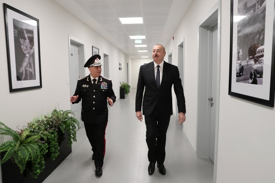Президент Ильхам Алиев принял участие в открытии новых административных зданий Службы государственной безопасности (ФОТО)