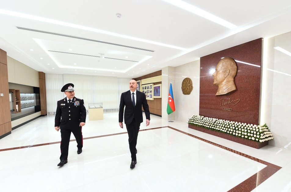 Президент Ильхам Алиев принял участие в открытии новых административных зданий Службы государственной безопасности (ФОТО)