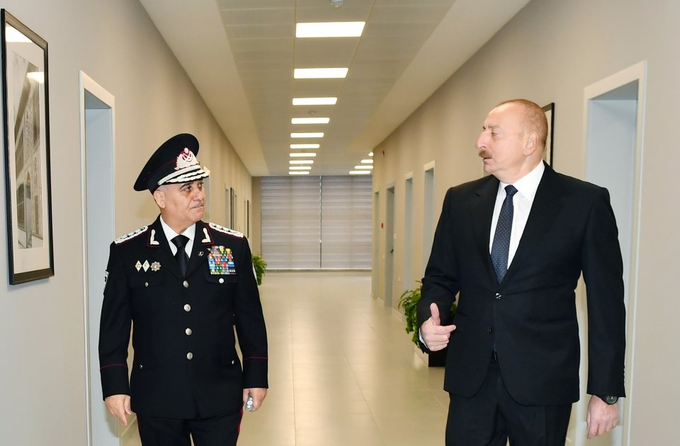 Президент Ильхам Алиев принял участие в открытии новых административных зданий Службы государственной безопасности (ФОТО)