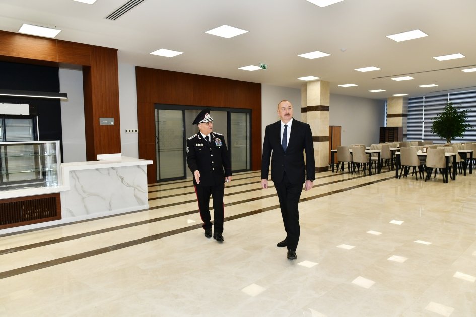 Президент Ильхам Алиев принял участие в открытии новых административных зданий Службы государственной безопасности (ФОТО)