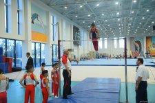 Проходят соревнования чемпионата Азербайджана и первенства Баку по мужской и женской спортивной гимнастике (ФОТО)
