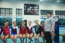 Проходят соревнования чемпионата Азербайджана и первенства Баку по мужской и женской спортивной гимнастике (ФОТО)