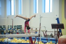 Проходят соревнования чемпионата Азербайджана и первенства Баку по мужской и женской спортивной гимнастике (ФОТО)
