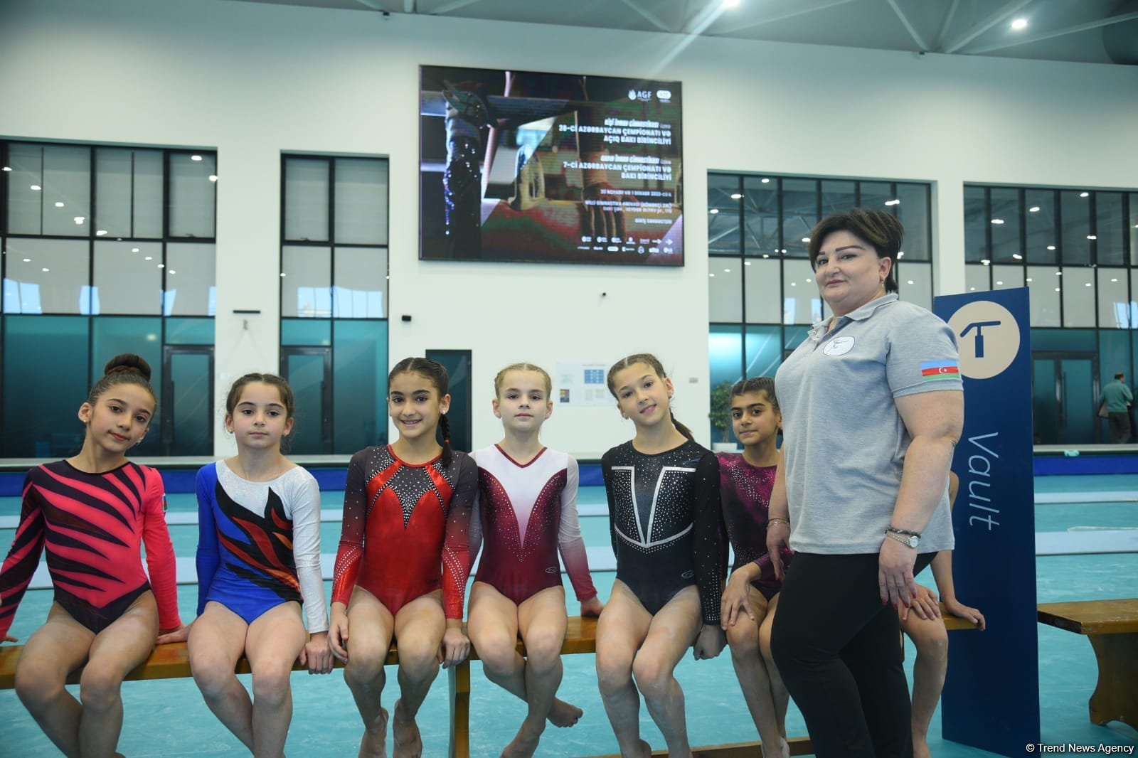 Проходят соревнования чемпионата Азербайджана и первенства Баку по мужской и женской спортивной гимнастике (ФОТО)