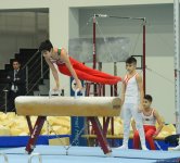 Проходит заключительный соревновательный день чемпионата Азербайджана и первенства Баку по мужской и женской спортивной гимнастике (ФОТО)