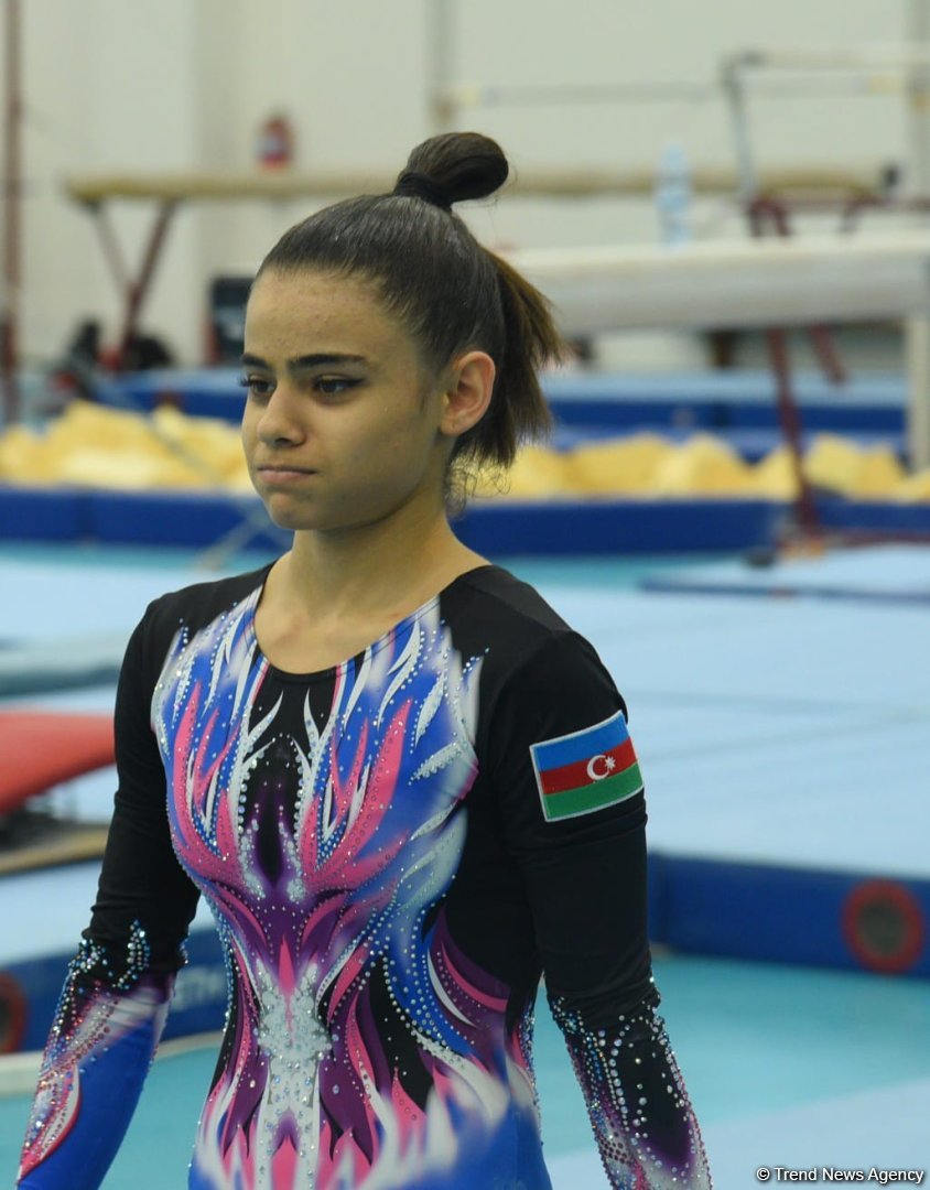 Проходит заключительный соревновательный день чемпионата Азербайджана и первенства Баку по мужской и женской спортивной гимнастике (ФОТО)