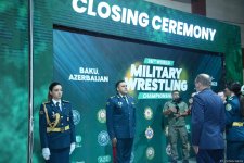 В Баку завершился чемпионат мира по борьбе среди военнослужащих (ФОТО)