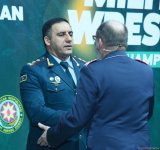 В Баку завершился чемпионат мира по борьбе среди военнослужащих (ФОТО)