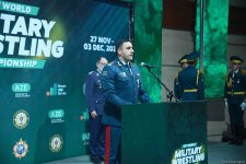 В Баку завершился чемпионат мира по борьбе среди военнослужащих (ФОТО)