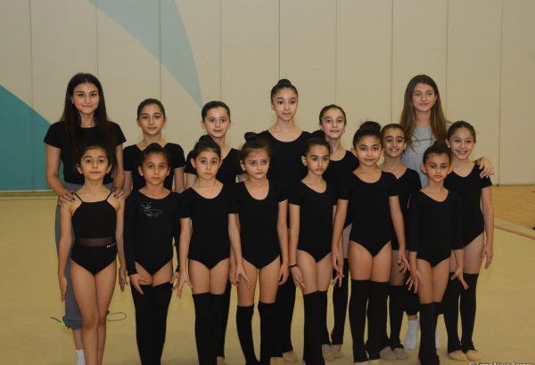 Young gymnasts from Azerbaijan's Kurdamir, Shirvan training in Baku (PHOTO)