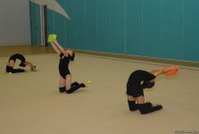 Юные гимнастки из Кюрдамира и Ширвана участвуют в учебно-тренировочных сборах в Национальной арене гимнастики в Баку (ФОТО)