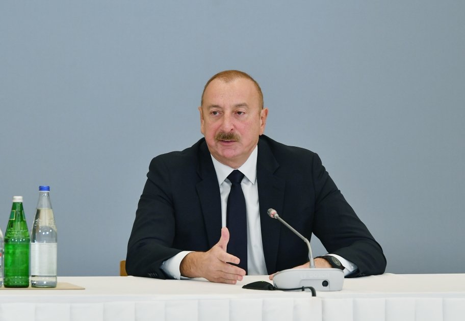 President Ilham Aliyev attends "Karabakh: Back Home After 30 Years. Accomplishments and Challenges" int'l forum (PHOTO/VIDEO)