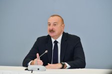 President Ilham Aliyev attends "Karabakh: Back Home After 30 Years. Accomplishments and Challenges" int'l forum (PHOTO/VIDEO)