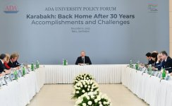 President Ilham Aliyev attends "Karabakh: Back Home After 30 Years. Accomplishments and Challenges" int'l forum (PHOTO/VIDEO)