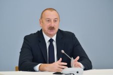 President Ilham Aliyev attends "Karabakh: Back Home After 30 Years. Accomplishments and Challenges" int'l forum (PHOTO/VIDEO)