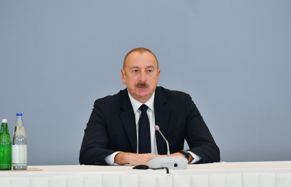 Президент Ильхам Алиев: Когда мы восстановили свой суверенитет, в Карабахе находился большой армянский контингент