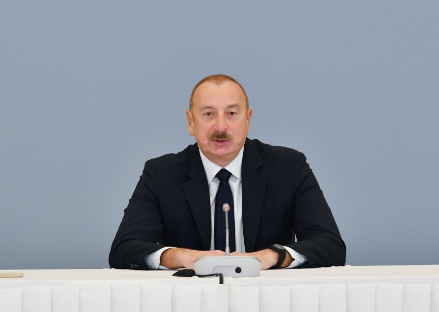 Президент Ильхам Алиев рассказал об условиях, созданных для армянских жителей в Карабахе