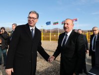 Президент Ильхам Алиев принял участие в церемонии запуска интерконнектора Сербия-Болгария (ФОТО/ВИДЕО)