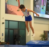 В Баку проходят соревнования чемпионата Азербайджана по прыжкам на батуте и акробатической дорожке (ФОТО)