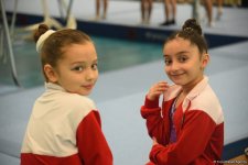 В Баку проходят соревнования чемпионата Азербайджана по прыжкам на батуте и акробатической дорожке (ФОТО)