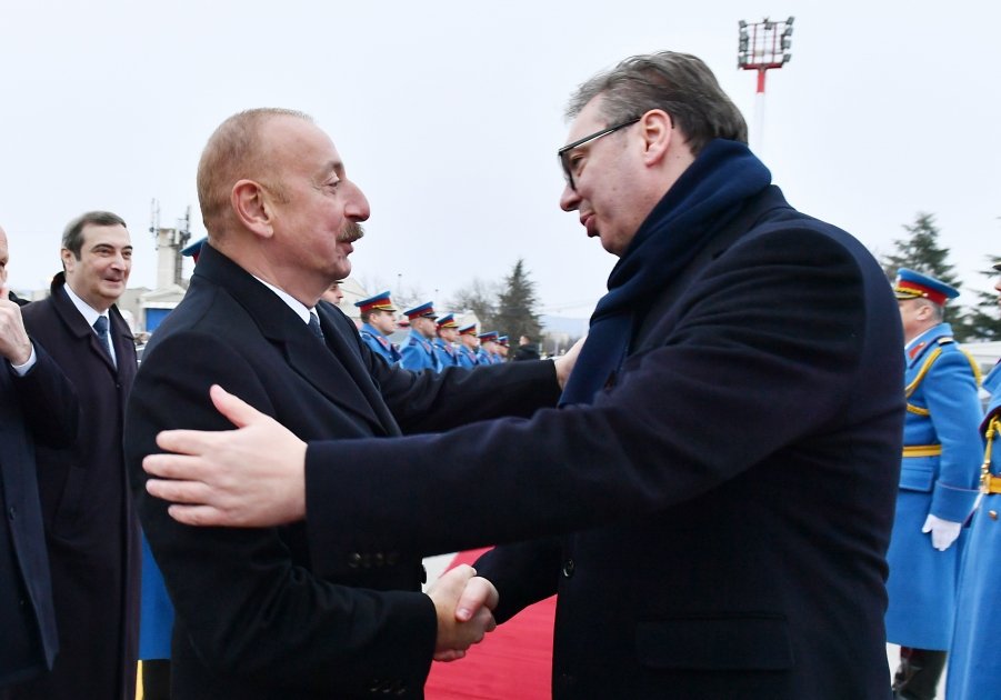 Завершился визит Президента Ильхама Алиева в Сербию (ФОТО)