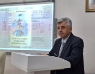 В Баку прошла презентация книги Севиль Гасановой "Hüseyn Cavidin ədəbi-bədii irsi mətbuatda" (ФОТО)