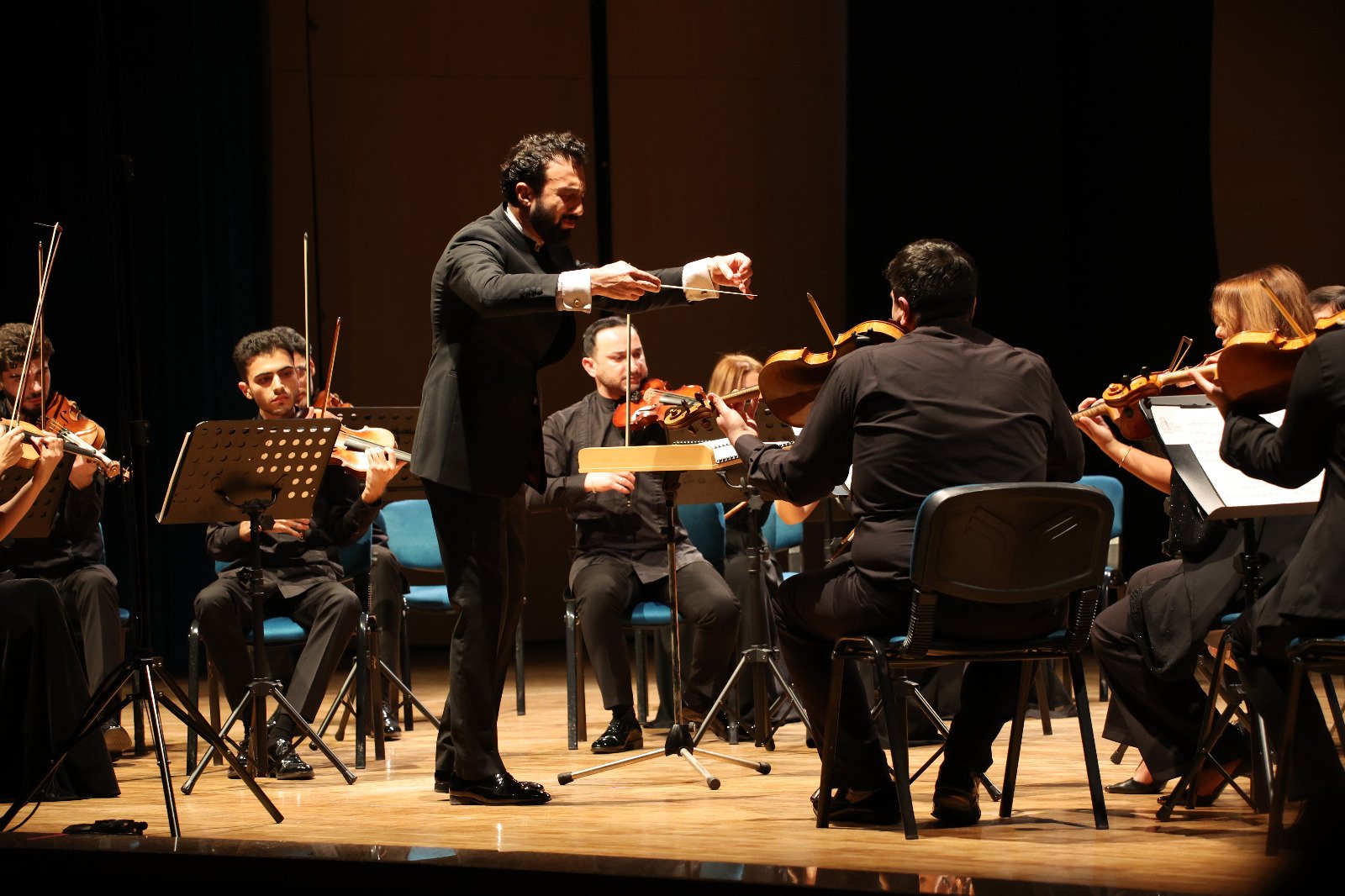 Две страны, два оркестра - Kremerata Baltika и Baku Chamber Orchestra. Грандиозный концерт в Анкаре (ФОТО)