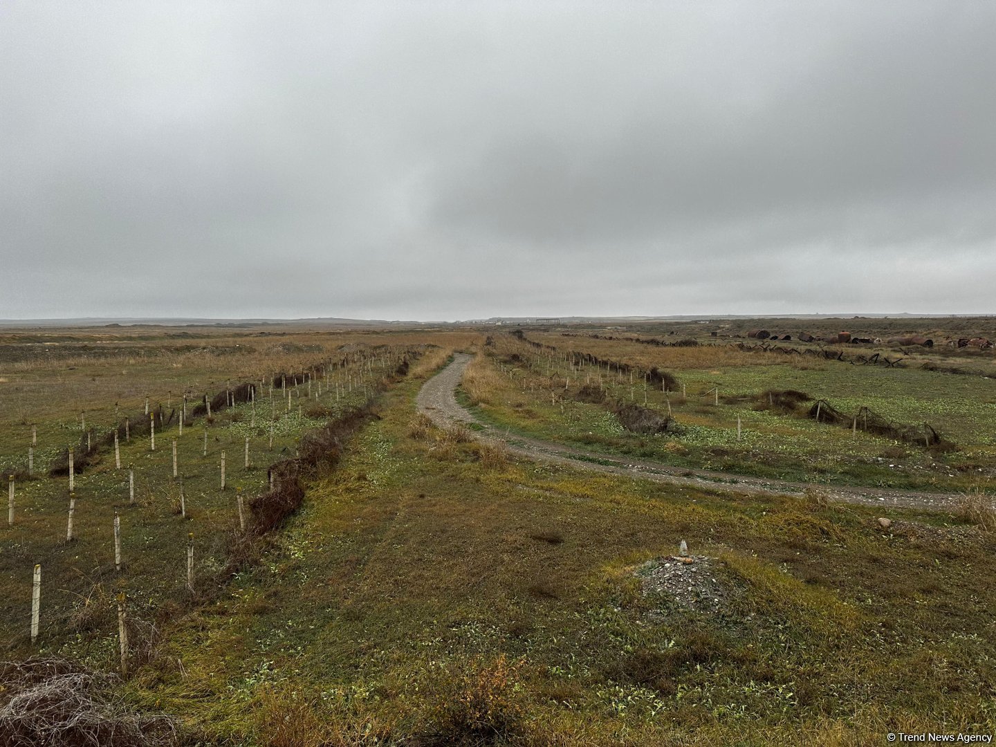 Anti-tank cut, metal spikes, razor wire, mine areas - View of Azerbaijan's Aghdara (PHOTO)