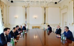 Президент Ильхам Алиев принял вице-президента Турции Джевдета Йылмаза (ФОТО)