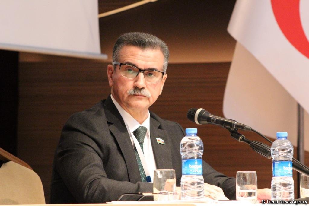 Azerbaijan Red Crescent Society holding extraordinary meeting (PHOTO)