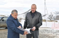 President Ilham Aliyev visits Turshsu settlement in Shusha district (PHOTO)