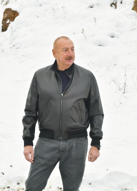 President Ilham Aliyev visits Turshsu Spring in Shusha district (PHOTO)