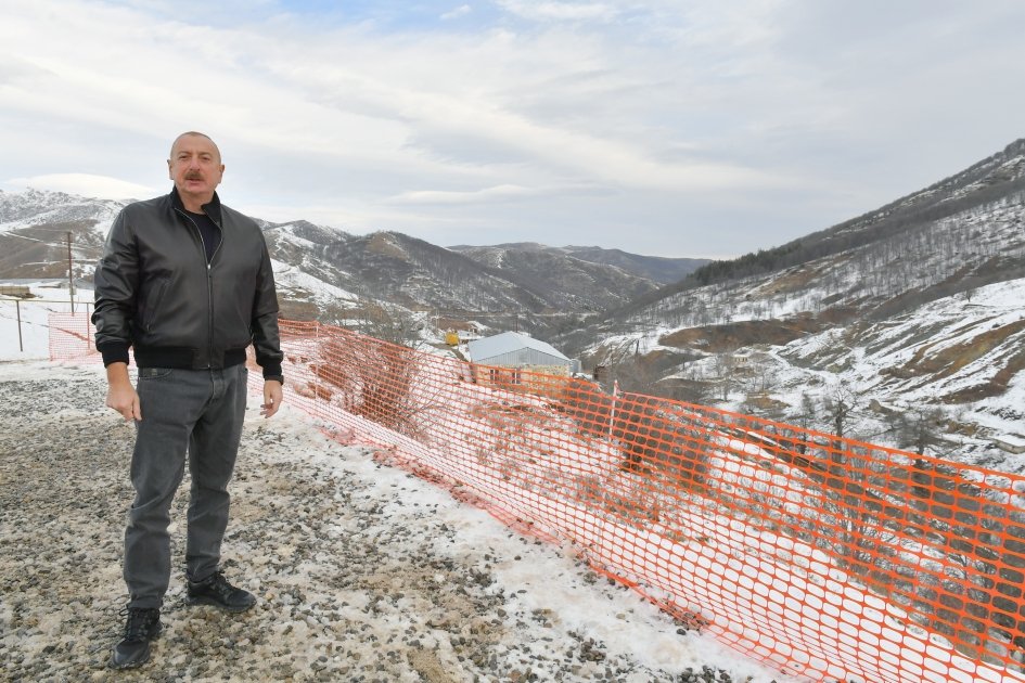 President Ilham Aliyev visits Turshsu settlement in Shusha district (PHOTO)