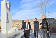 President Ilham Aliyev and First Lady Mehriban Aliyeva viewed ongoing restoration works at Imarat Complex in Aghdam (PHOTO/VIDEO)